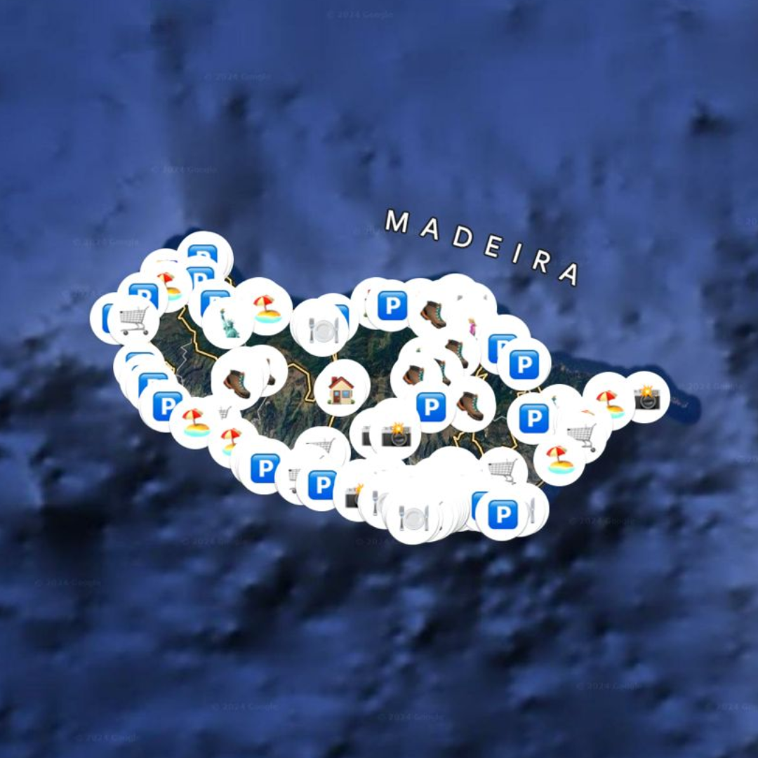 Madeira Insel Map 🇵🇹