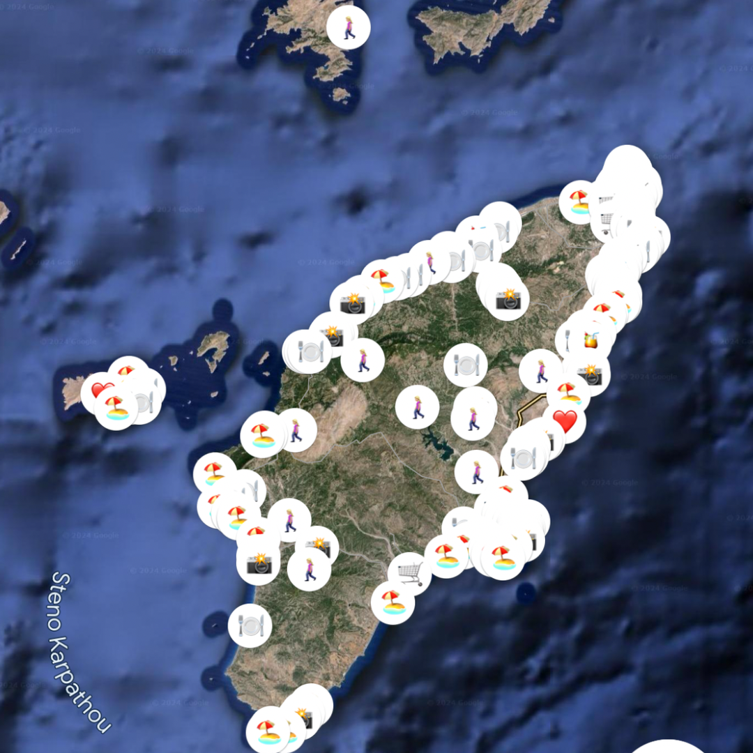 Rhodes Island Map🇬🇷(eng.vers.)