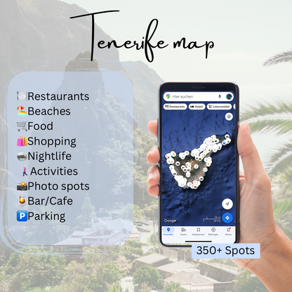 Tenerife Island map 🇪🇸 (eng.vers.)