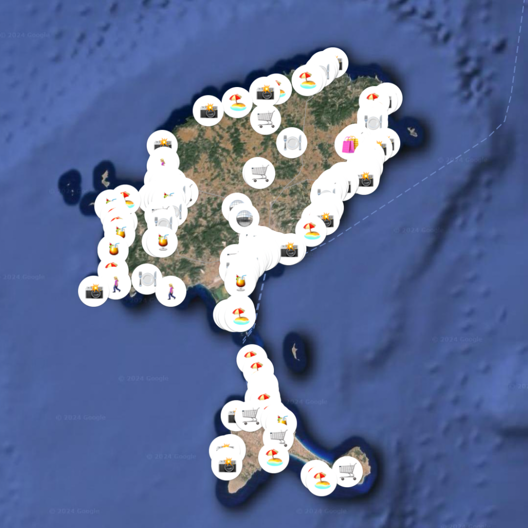 Ibiza + Formentera Island Map🇪🇸(eng.vers.)