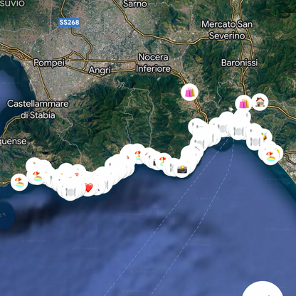 Amalfi Coast map🇮🇹(eng.vers)