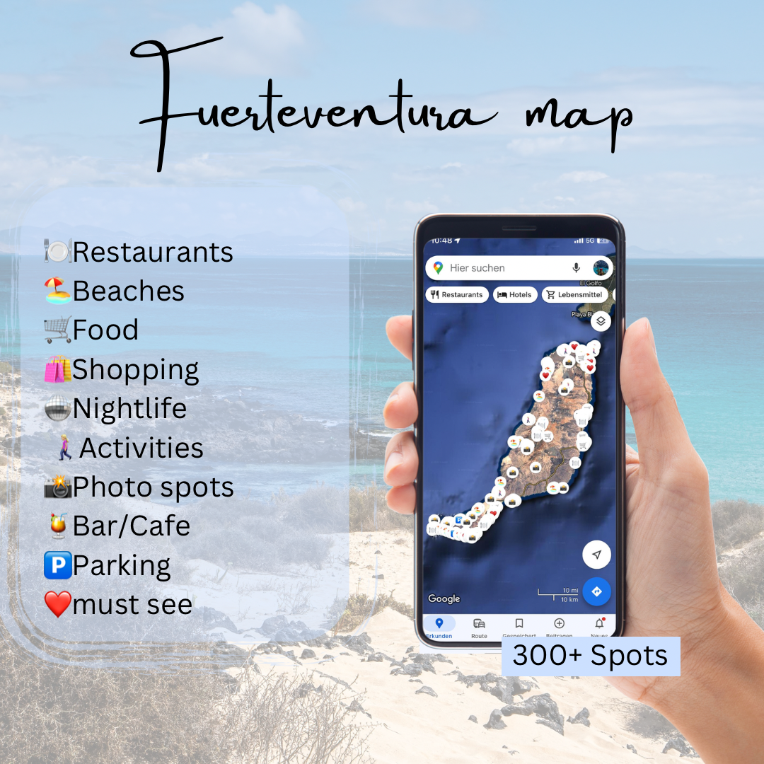 Fuerteventura Island map🇪🇸(eng.vers.)