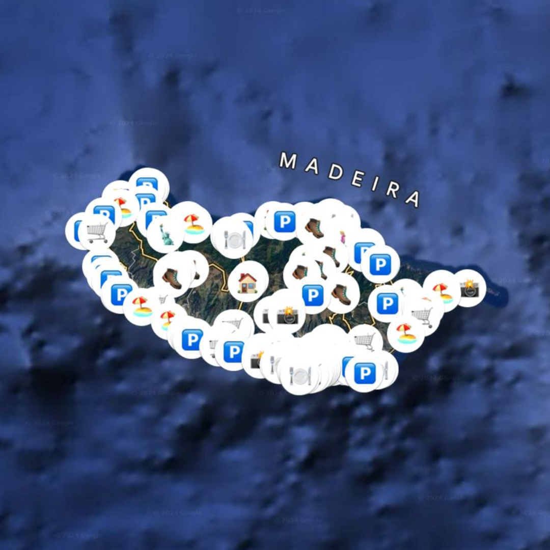 Madeira Island Map 🇵🇹