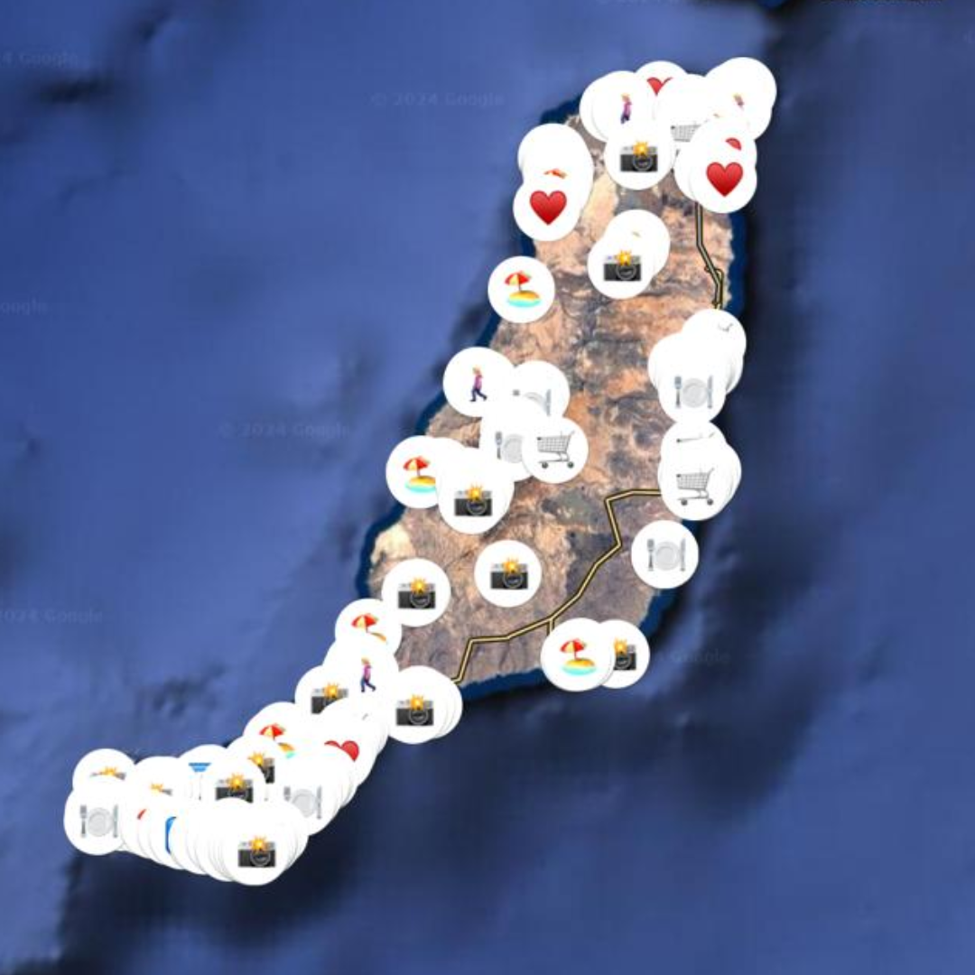 Fuerteventura Island Map 🇪🇸