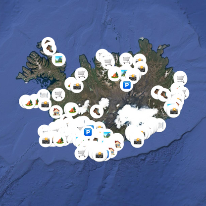 Iceland map🇮🇸 (eng.vers.)