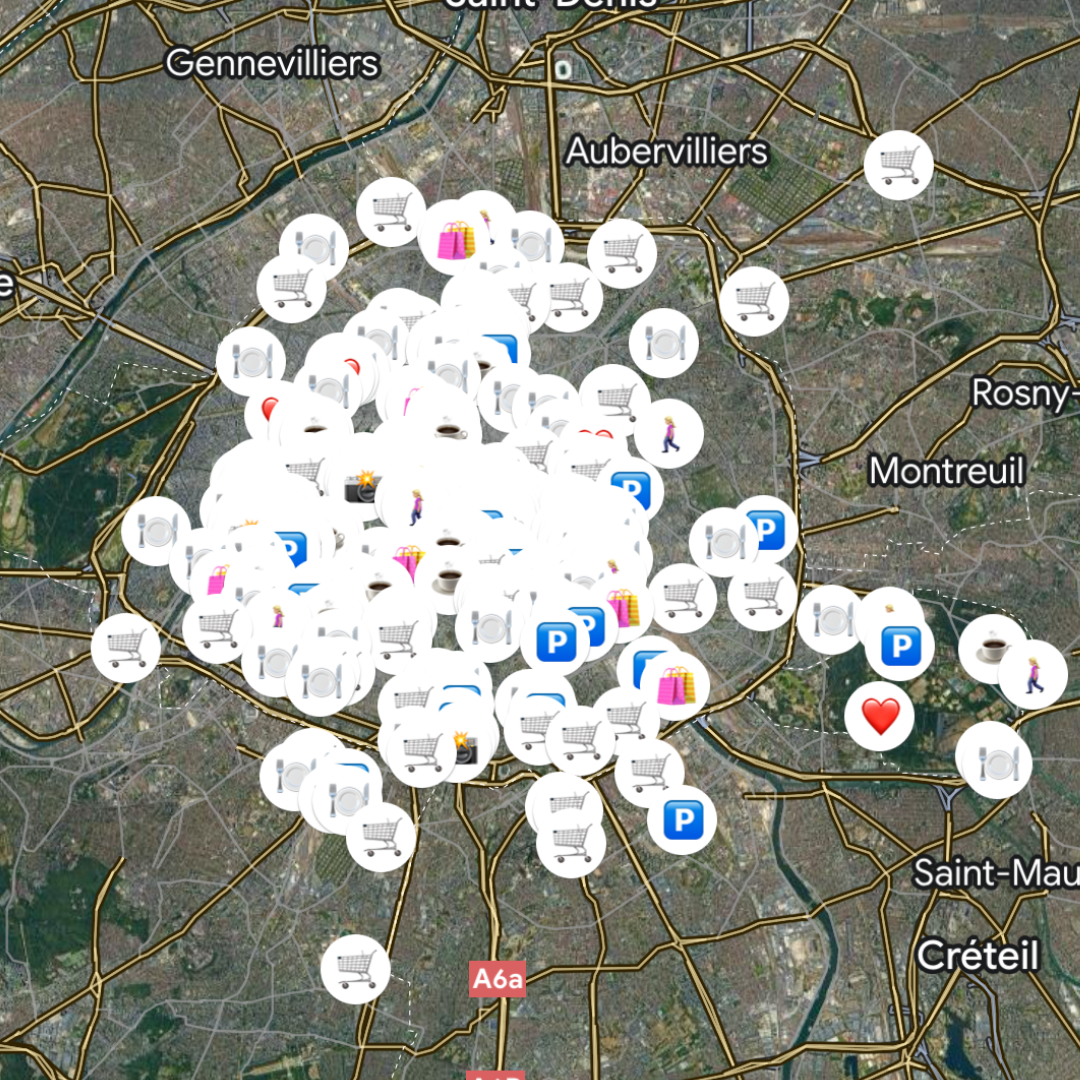 Paris Map🇫🇷 (eng.vers.)