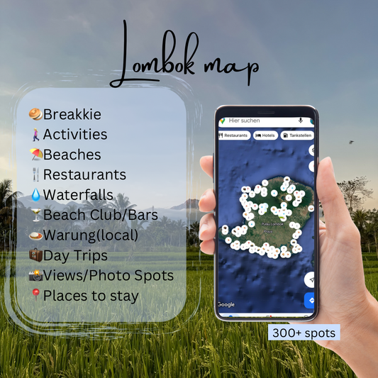 Lombok map