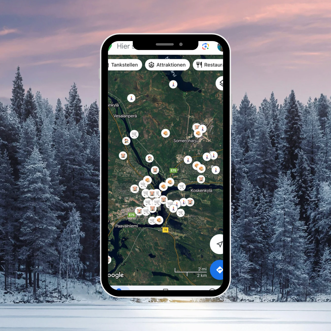 Rovaniemi, Finland map