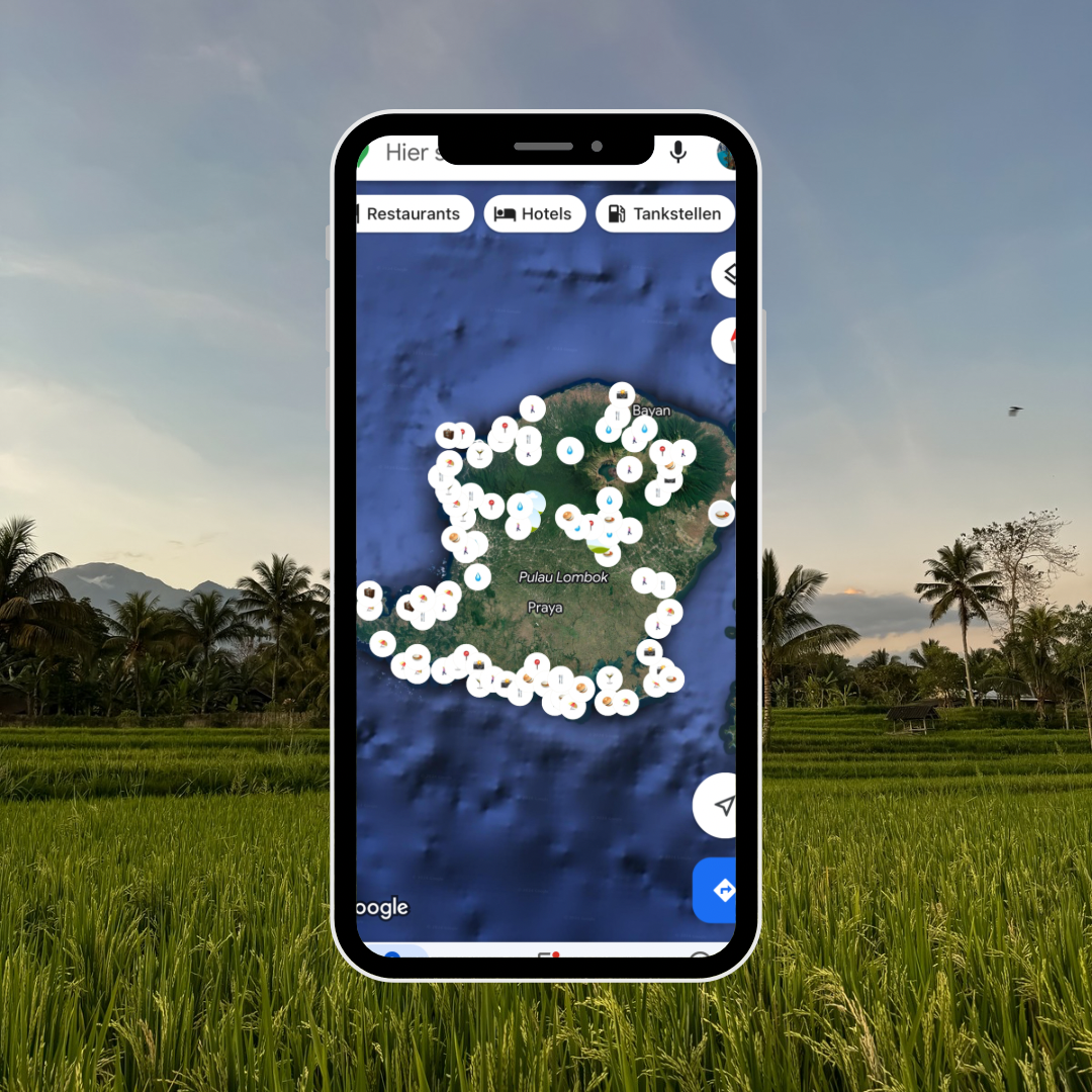 Lombok map