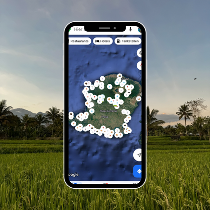 Lombok map