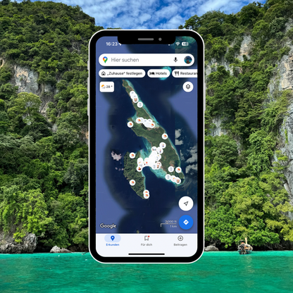 Koh Phi Phi map