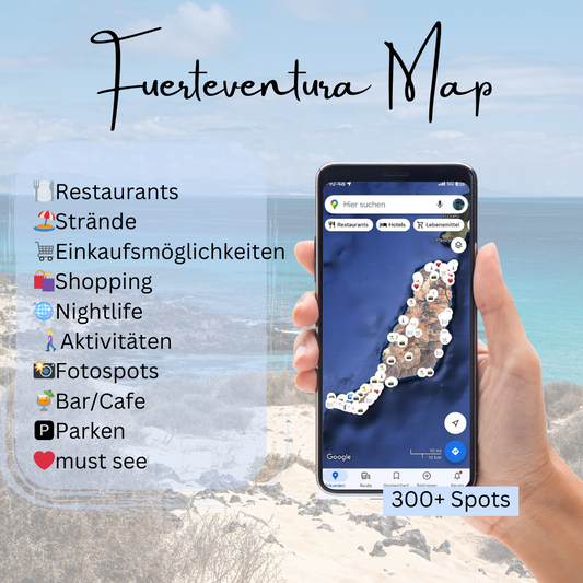 Fuerteventura Insel Map 🇪🇸