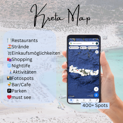 Kreta Insel Map 🇬🇷