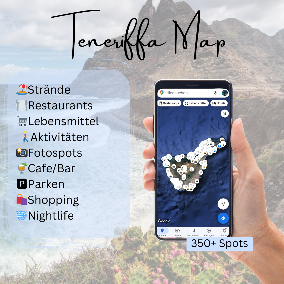 Teneriffa Insel Map 🇪🇸