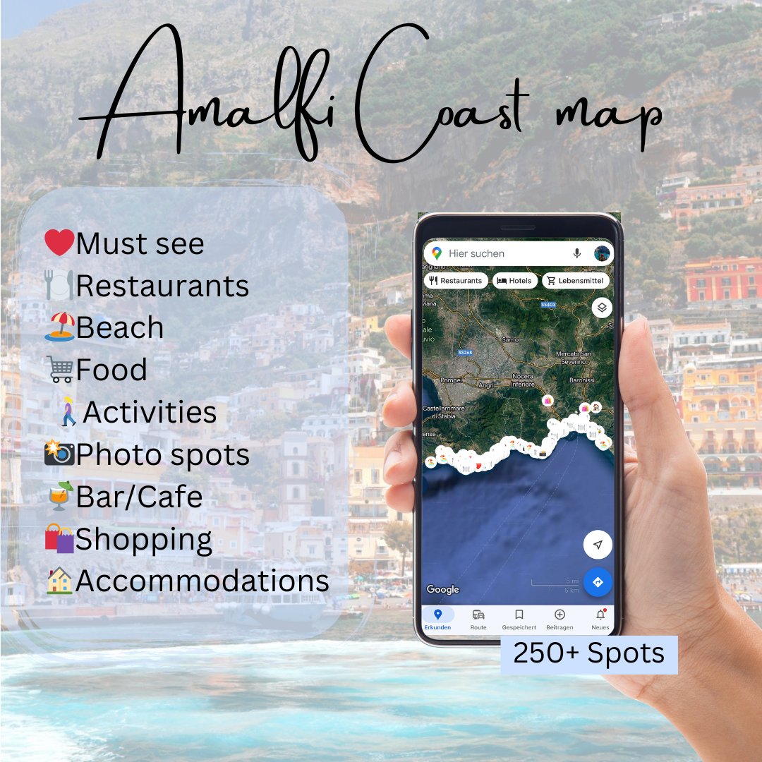 Amalfi Coast map🇮🇹(eng.vers)